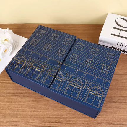 Adventskalender mit blauer Überraschungsbox - Männlich